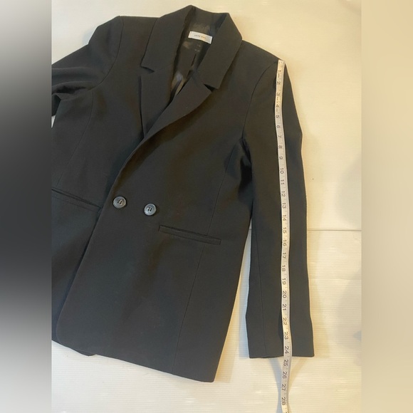Anine Bing Madeline Blazer Black Wool Blend Size Medium - Picture 7 of 13